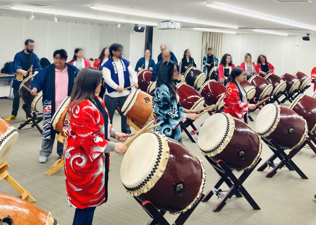 インバウンド和太鼓体験①