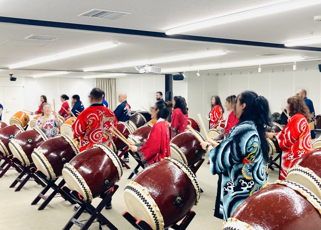 インバウンド和太鼓体験③