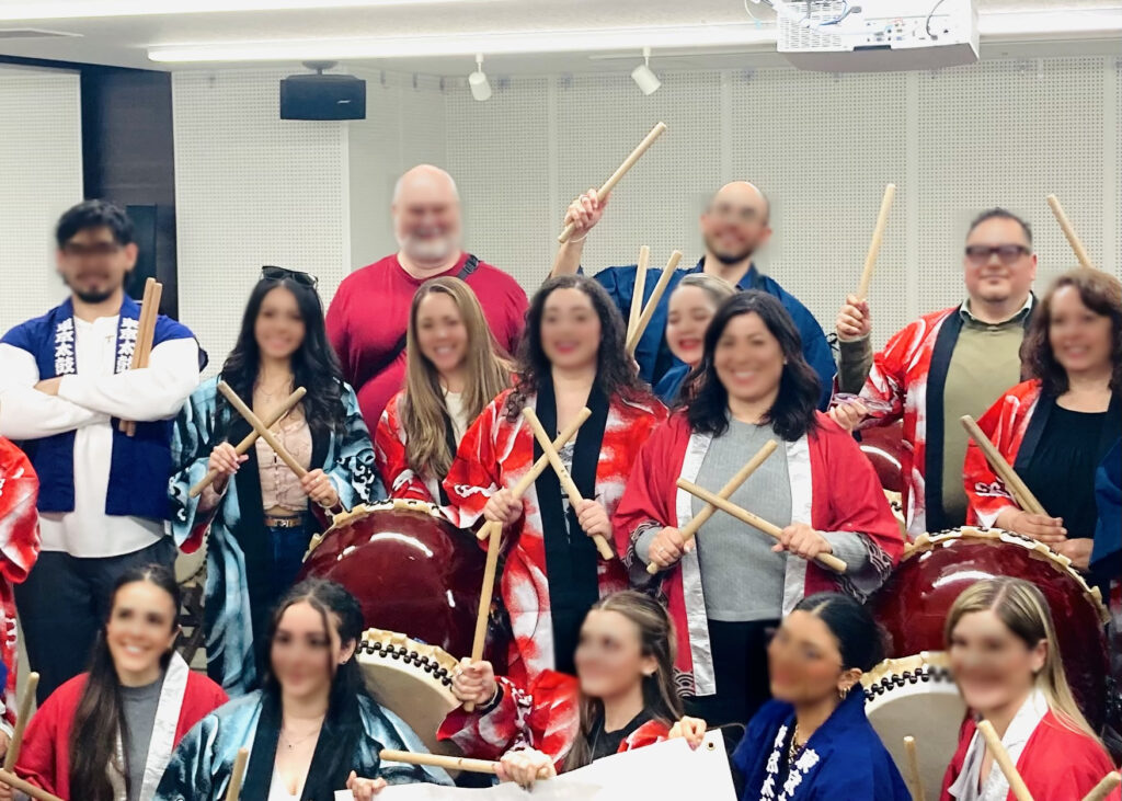 インバウンド和太鼓体験②